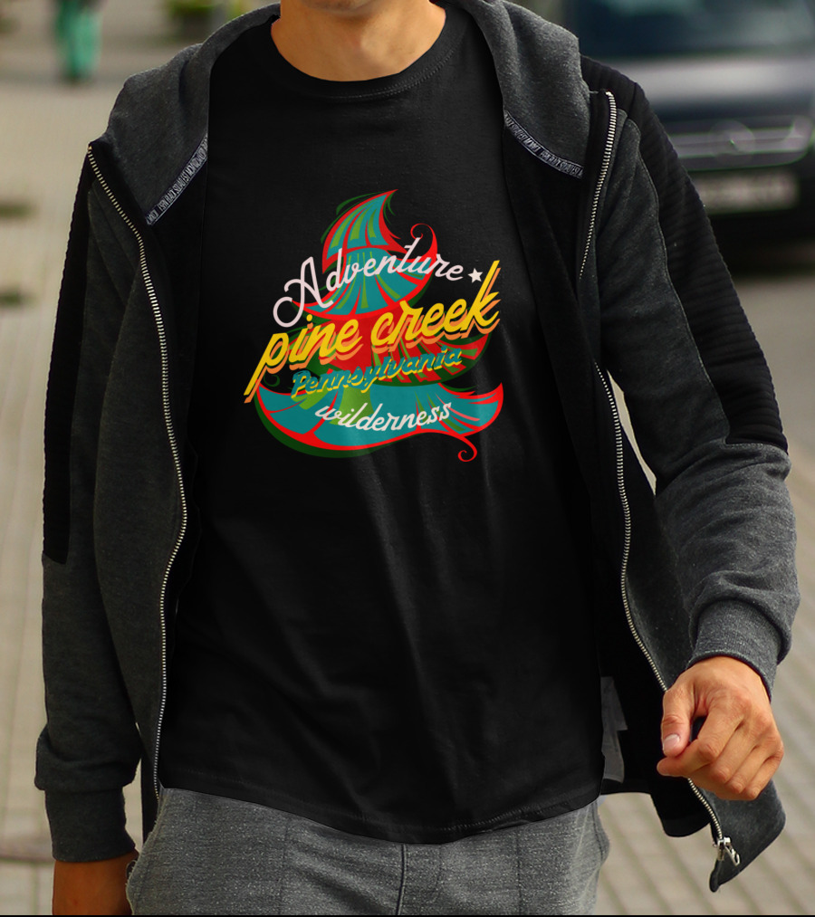 Adventure Pine Creek Pennsylvania Wilderness T-Shirt