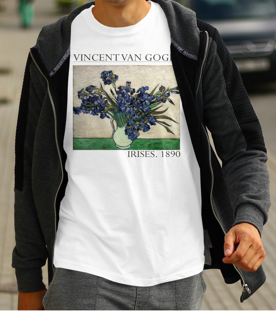 VINCENT VAN GOGH IRISES 1890 T-Shirt