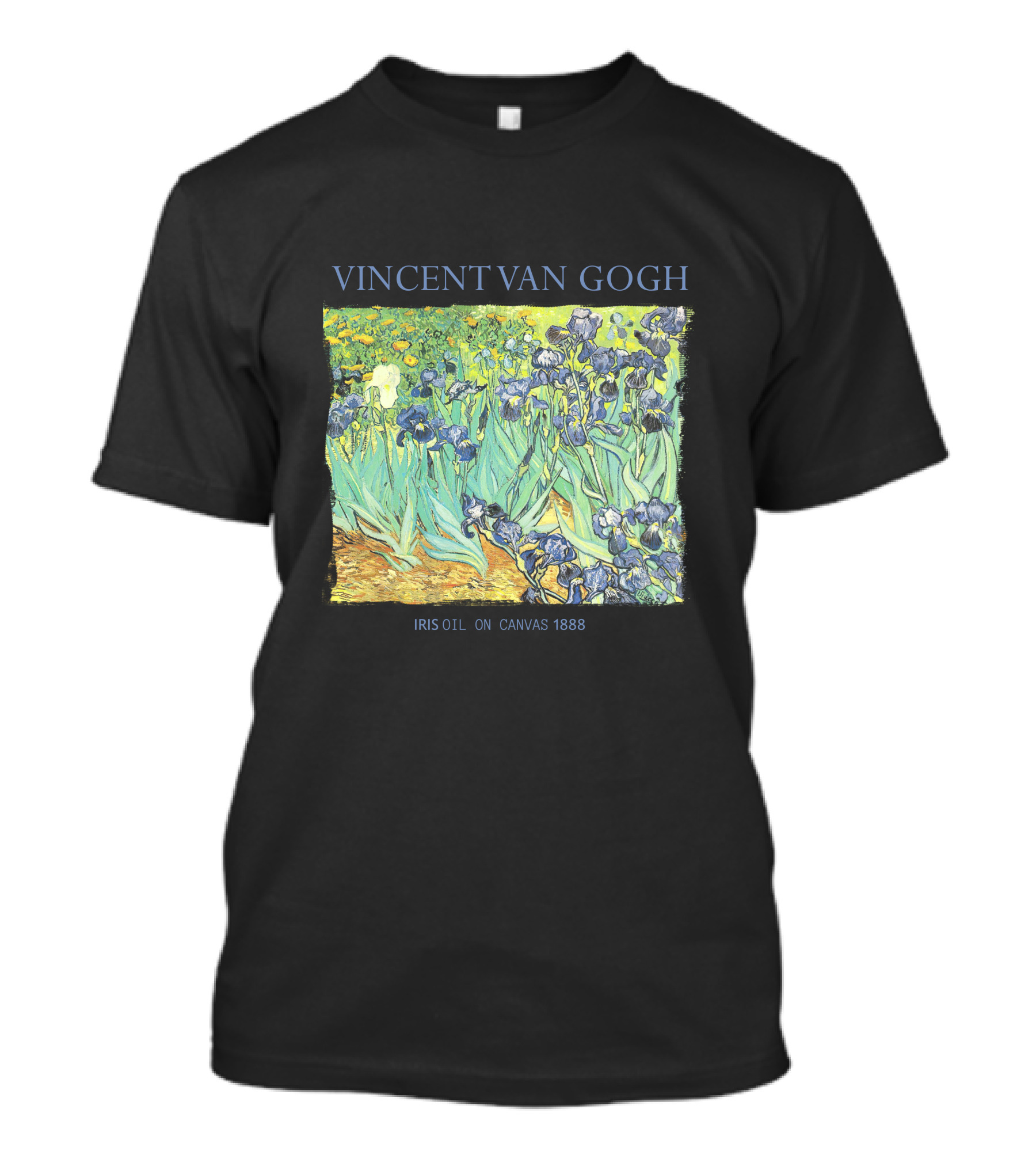 VINCENT VAN GOGH IRIS OIL ON CANVAS 1888 T-Shirt