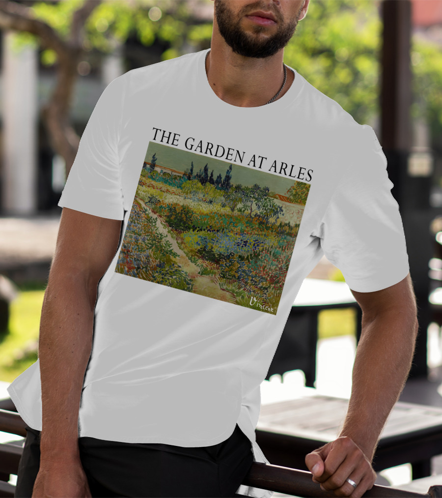 The Garden At Arles Vincent Van Gogh Vincent Signature T-Shirt