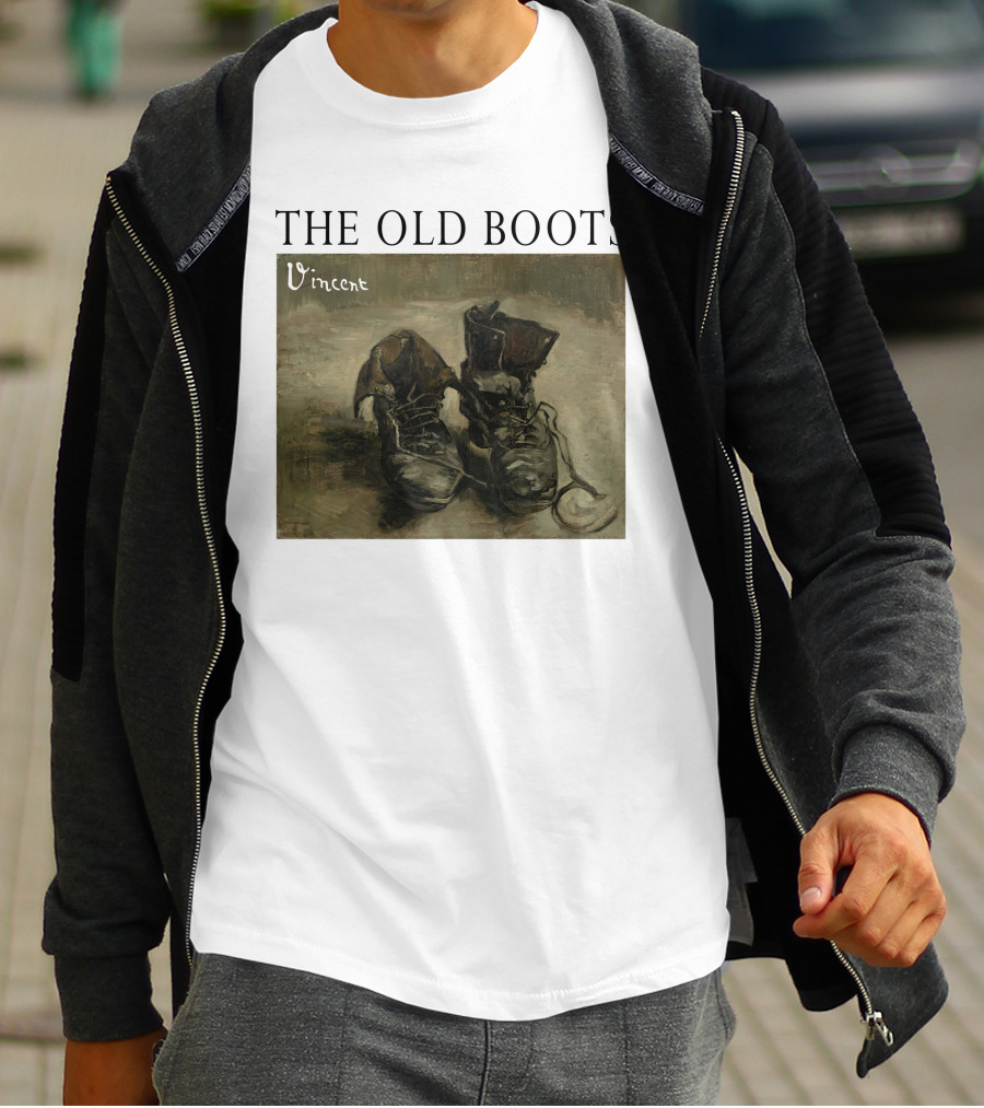 The Old Boots Vincent Van Gogh Painting Vintage T-Shirt