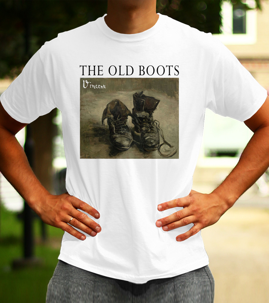 The Old Boots Vincent Van Gogh Painting Vintage T-Shirt
