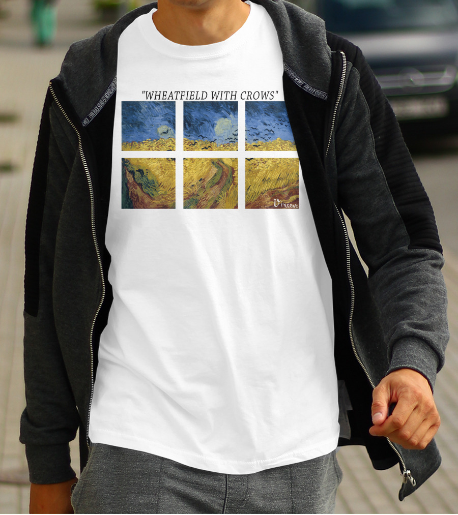 Vincent Van Gogh Wheatfield With Crows Vincent T-Shirt