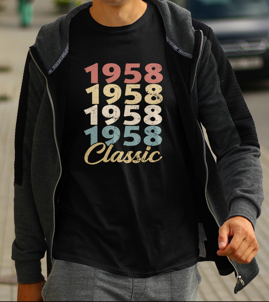 1958 Classic Retro Typography T-Shirt