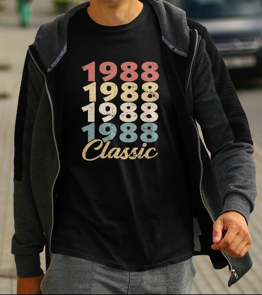 1988 Classic Retro Style Vintage T-Shirt