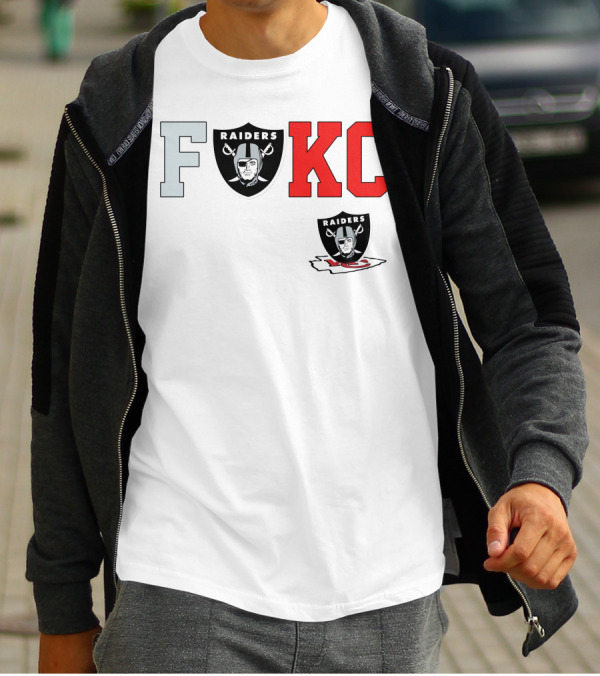 F Raiders KC Chiefs T-Shirt