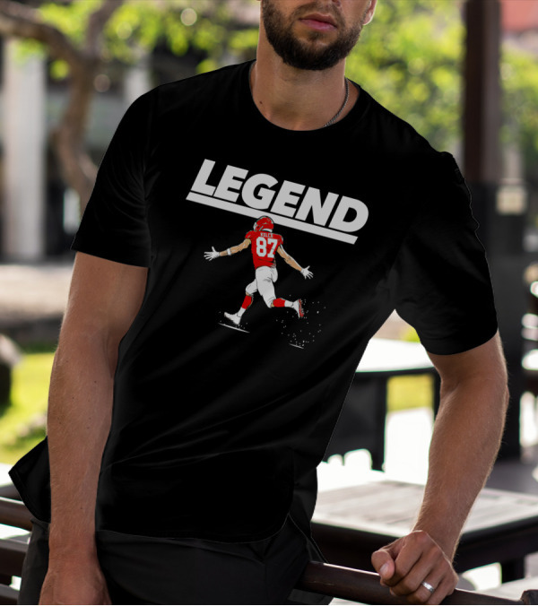Legend Travis Kelce 87 Kansas City Chiefs T-Shirt