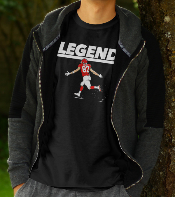 Legend Travis Kelce 87 Kansas City Chiefs T-Shirt