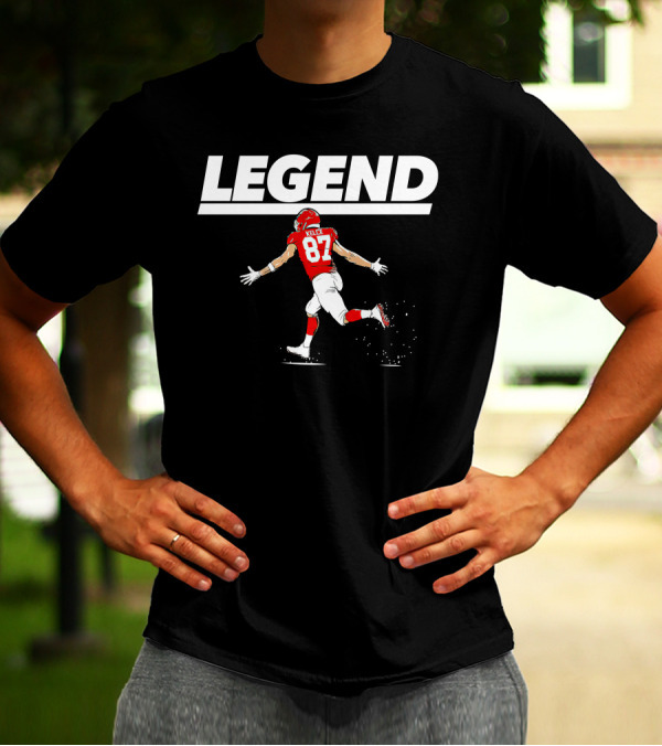 Legend Travis Kelce 87 Kansas City Chiefs T-Shirt
