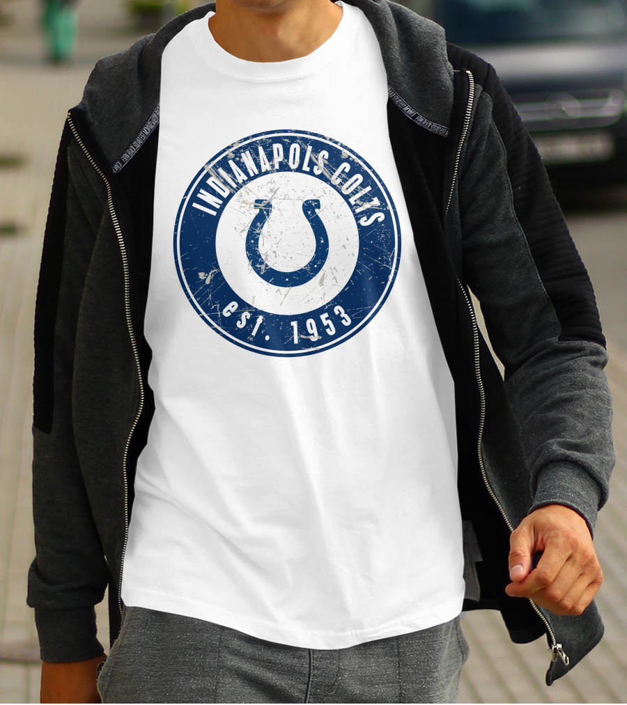 Indianapolis Colts Est. 1953 Vintage Horseshoe T-Shirt