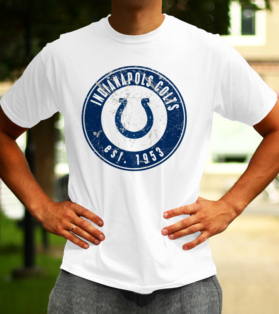 Indianapolis Colts Est. 1953 Vintage Horseshoe T-Shirt