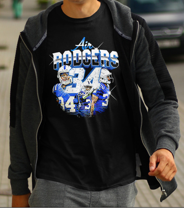 Air Rodgers 34 Indianapolis Colts Players T-Shirt