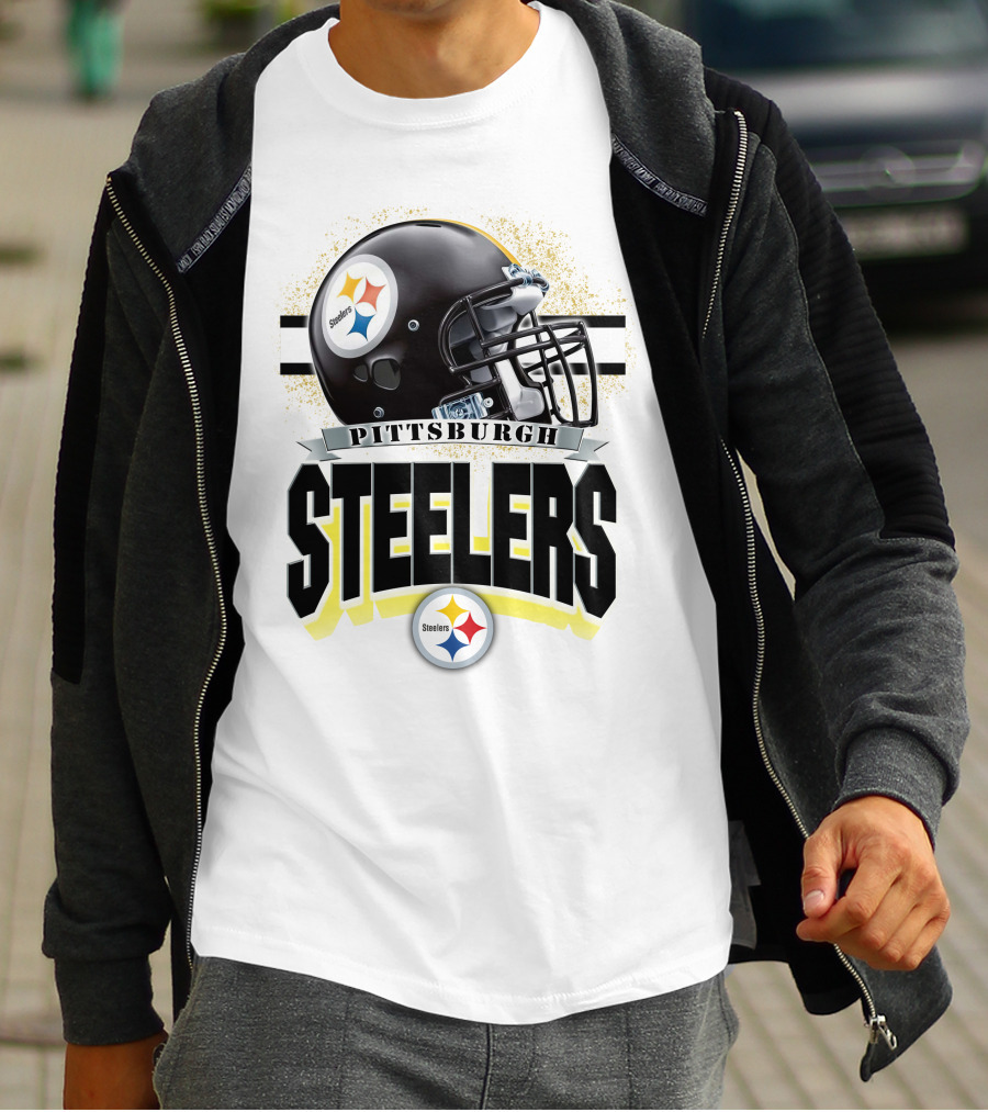 Pittsburgh Steelers Football Helmet Team T-Shirt