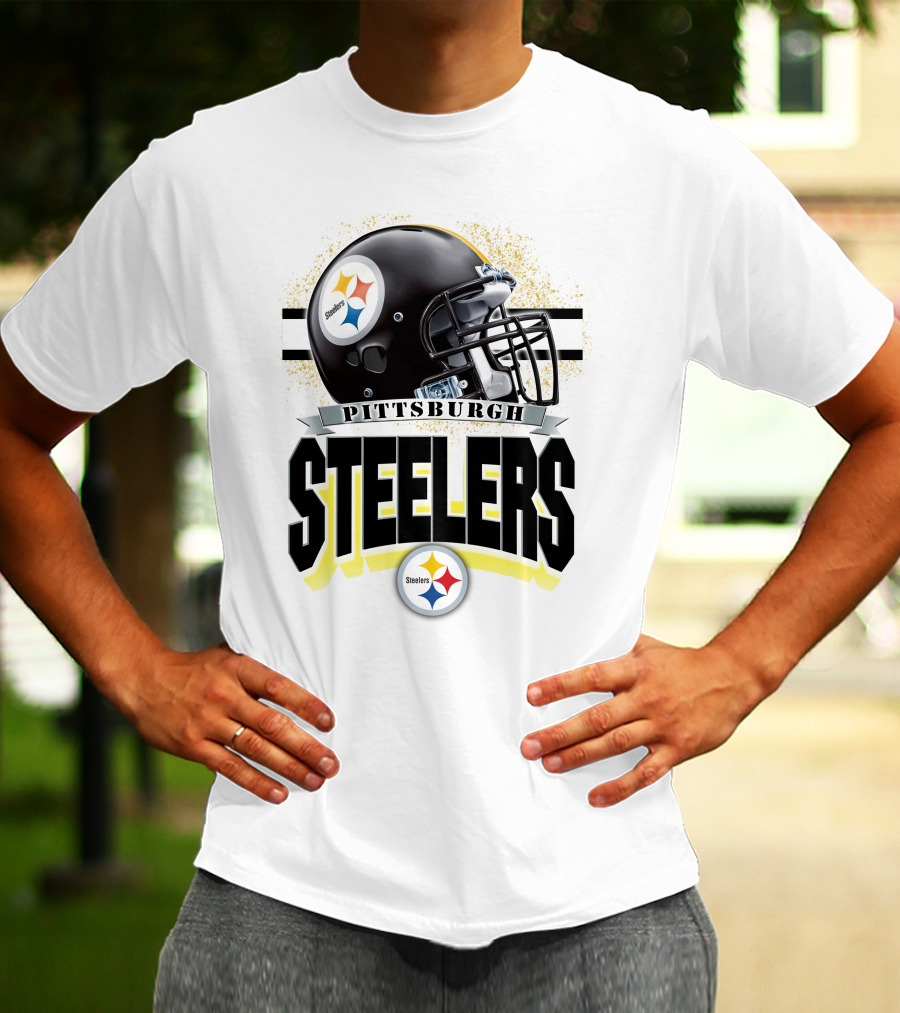 Pittsburgh Steelers Football Helmet Team T-Shirt