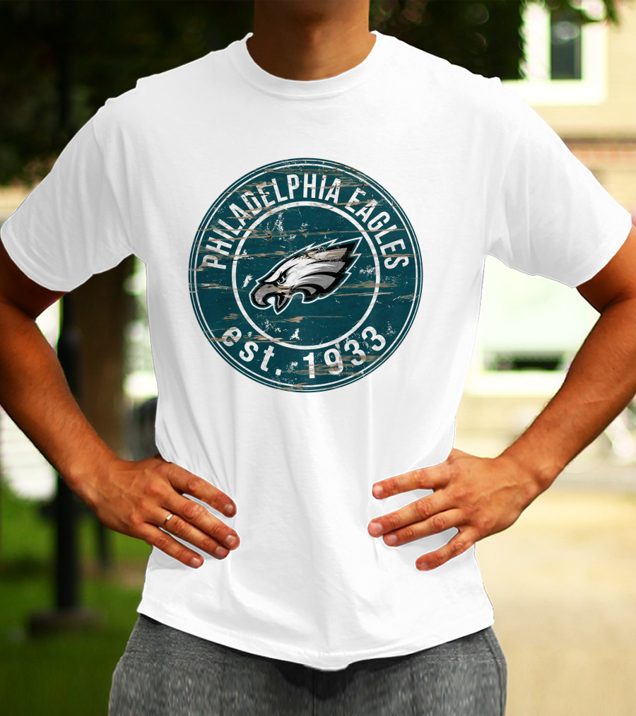 Philadelphia Eagles Vintage Logo Est. 1933 Retro Fan Gear T-Shirt