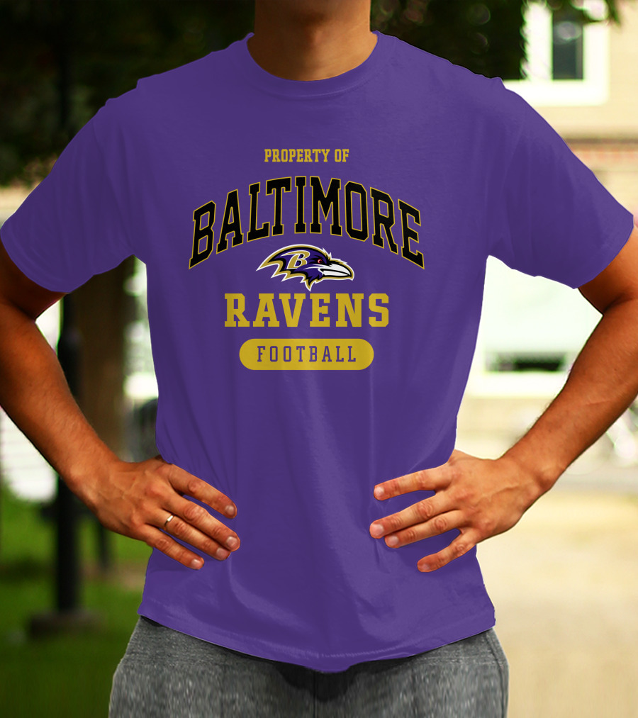 PROPERTY OF BALTIMORE RAVENS FOOTBALL T-Shirt