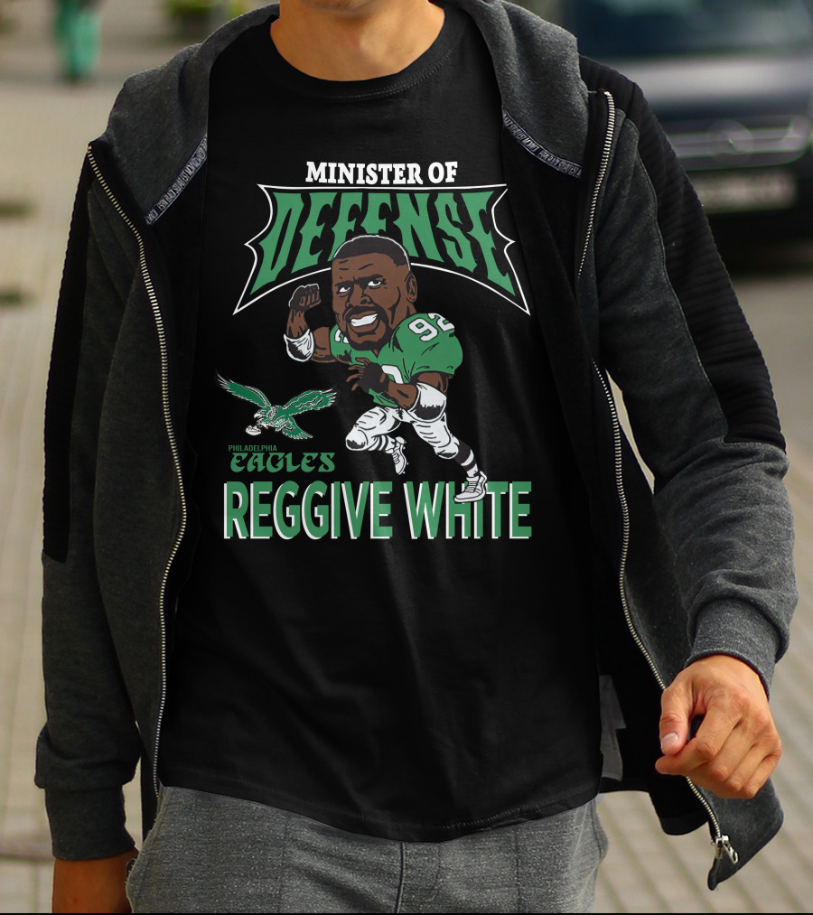 Minister Of Defense Philadelphia Eagles Reggie White T-Shirt