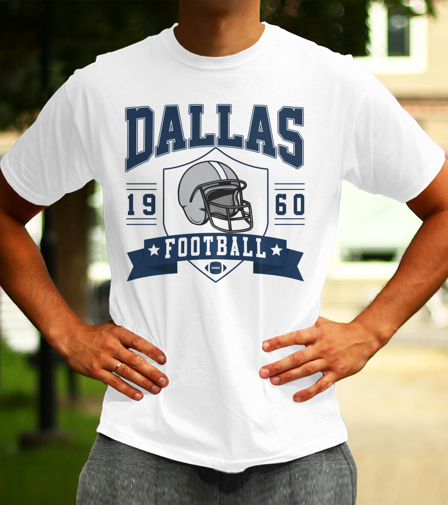 Dallas Football 1960 Helmet T-Shirt