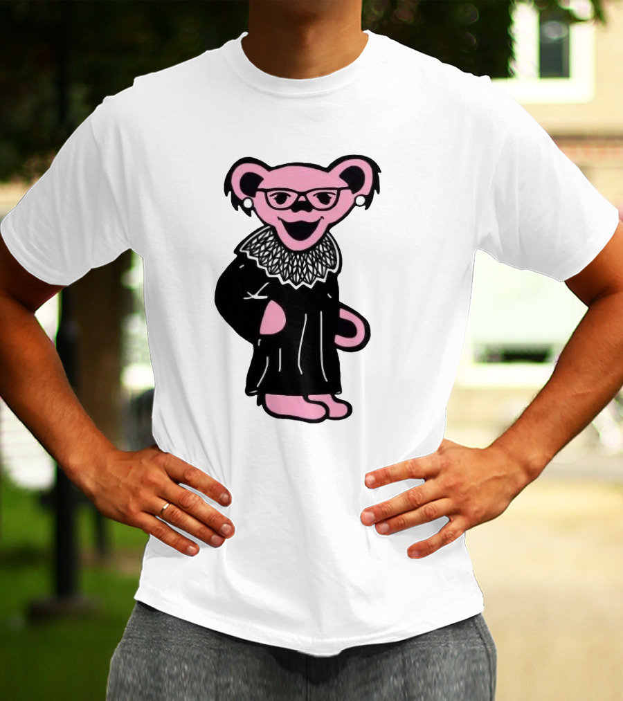 Ruth Bader Ginsburg Grateful Dead Bear T-Shirt