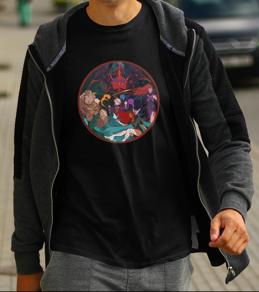 Arcana 1501753 Powerful Fantasy Characters In Mystical Forest T-Shirt