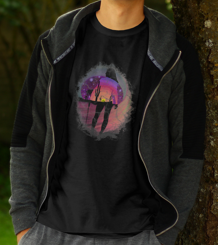 Arizona Surf Rat Cactus Desert Silhouette 984749 T-Shirt
