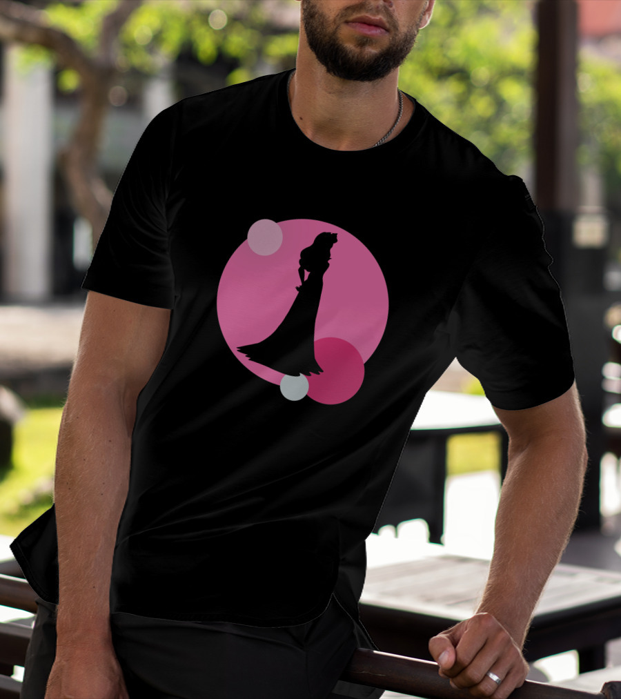 Aurora Silhouette 572801 Pink Circle T-Shirt