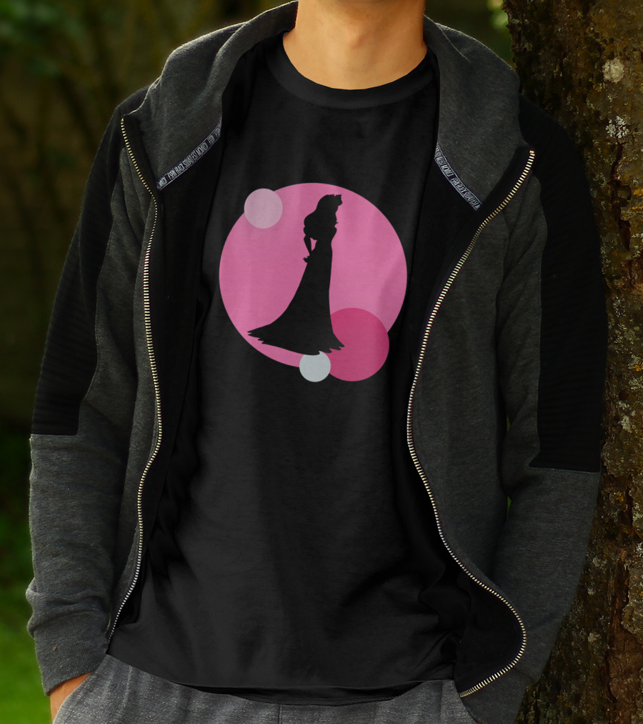 Aurora Silhouette 572801 Pink Circle T-Shirt