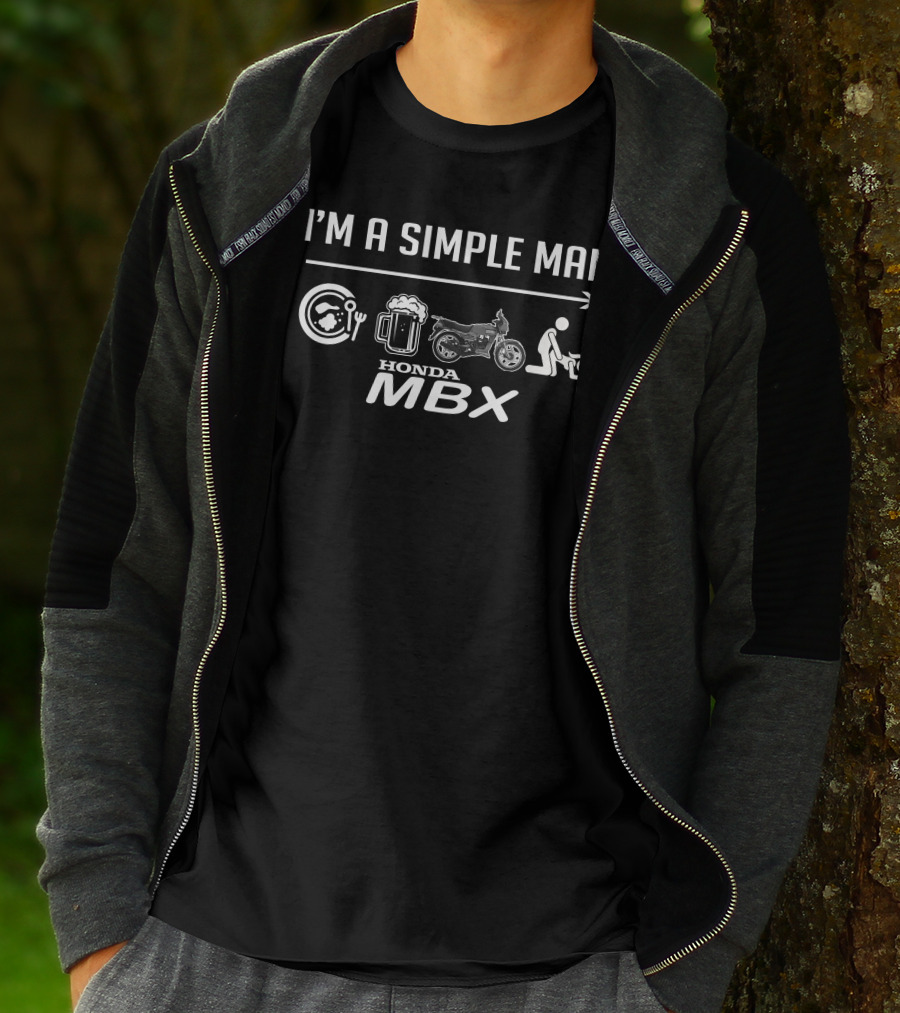 I'm A Simple Man Honda MBX Motocross Icons T-Shirt