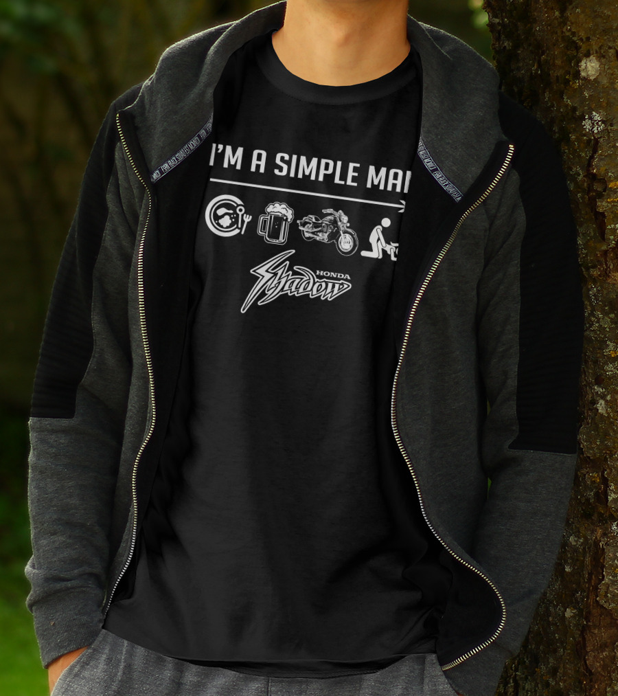 I'm A Simple Man Honda Shadow 1100 T-Shirt