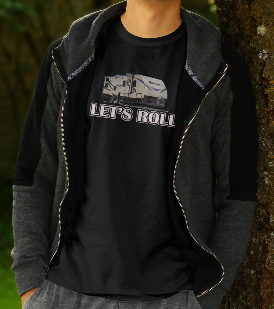 Let's Roll Keystone Bullet RV Camper T-Shirt