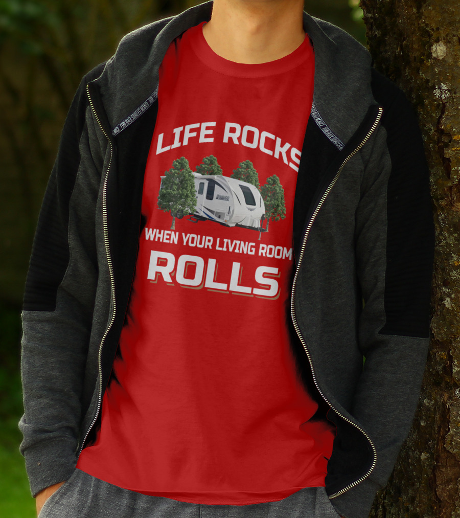 Lance Life Rocks When Your Living Room Rolls T-Shirt