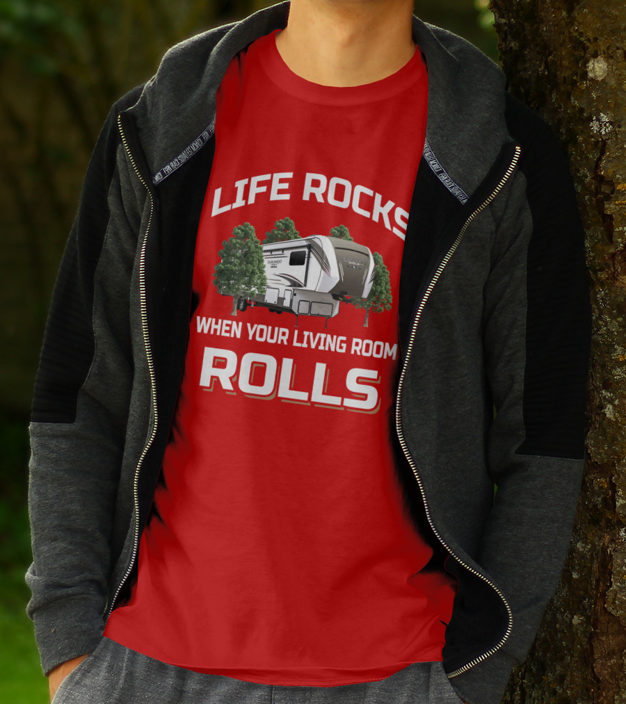 Life Rocks When Your Living Room Rolls KZ Durango T-Shirt