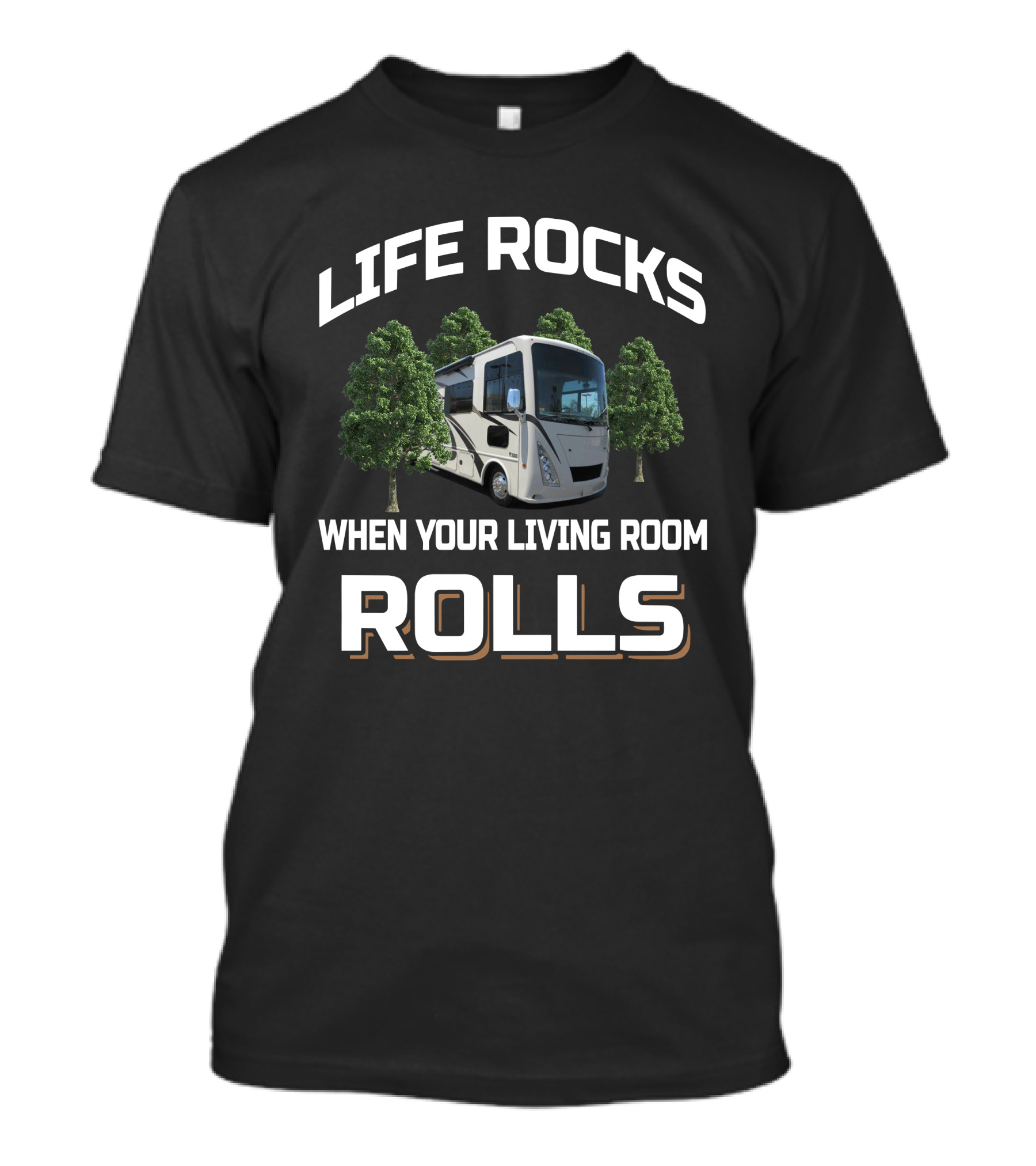 LIFE ROCKS WHEN YOUR LIVING ROOM ROLLS Windsport 34J T-Shirt