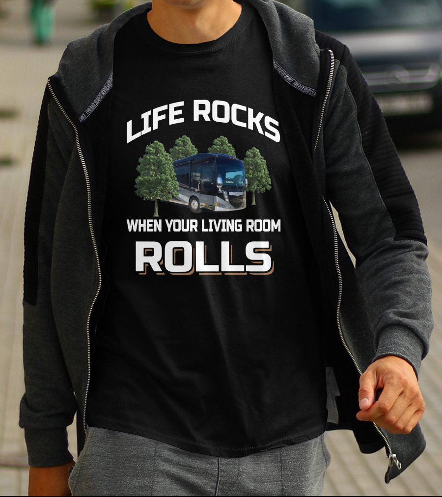 Life Rocks When Your Living Room Rolls Itasca Ellipse 42QD T-Shirt