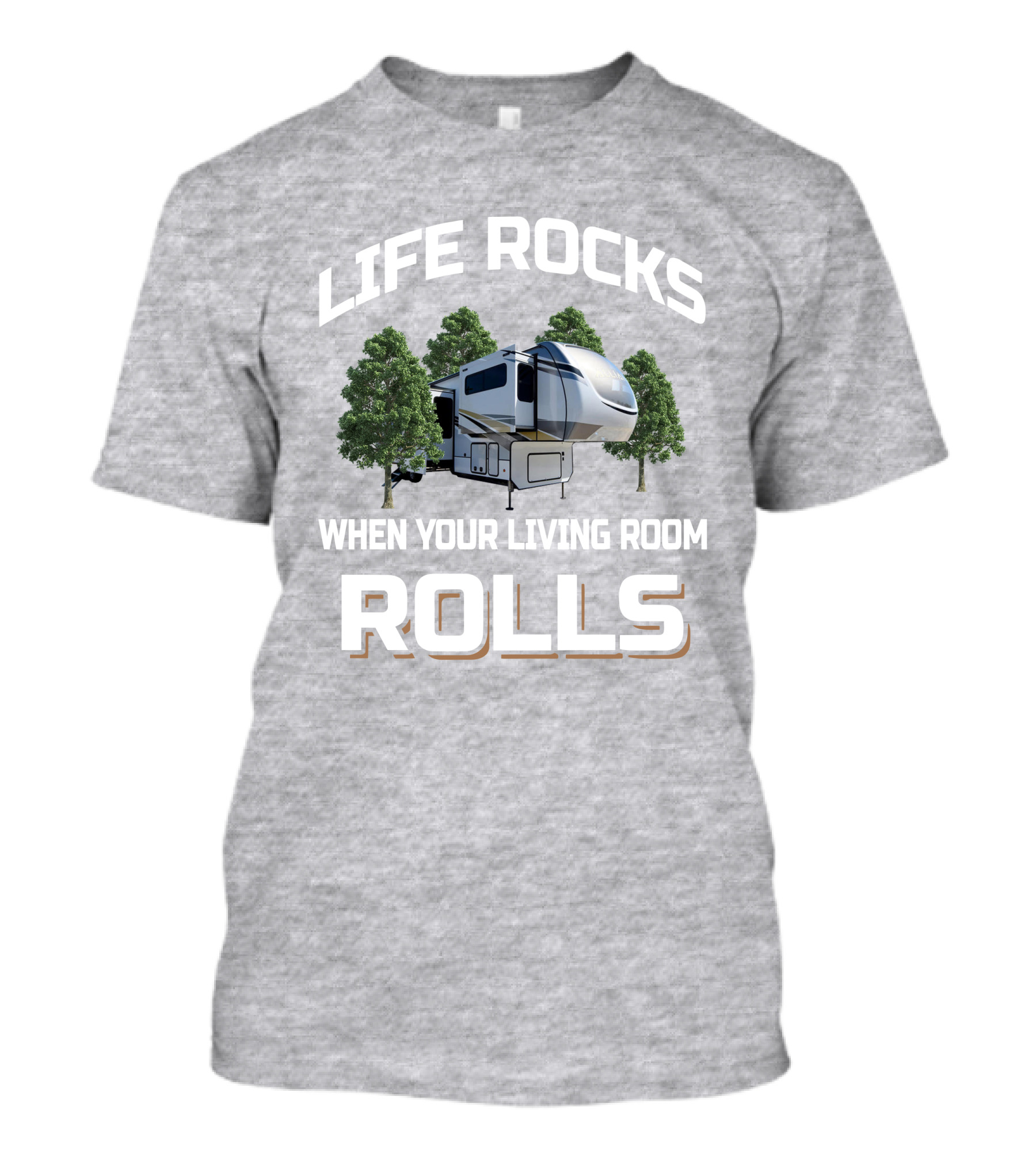 LIFE ROCKS WHEN YOUR LIVING ROOM ROLLS Alliance 385FL T-Shirt
