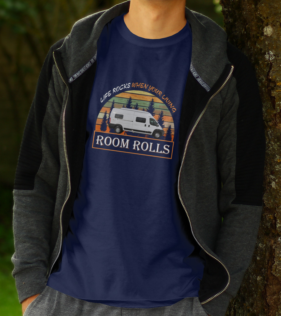 Life Rocks When Your Living Room Rolls Winnebago Solis 59P T-Shirt