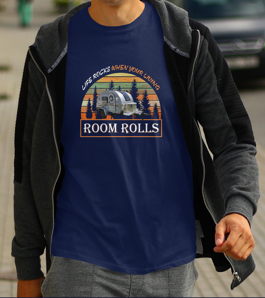 LIFE ROCKS WHEN YOUR LIVING ROOM ROLLS T@G Boondock T-Shirt