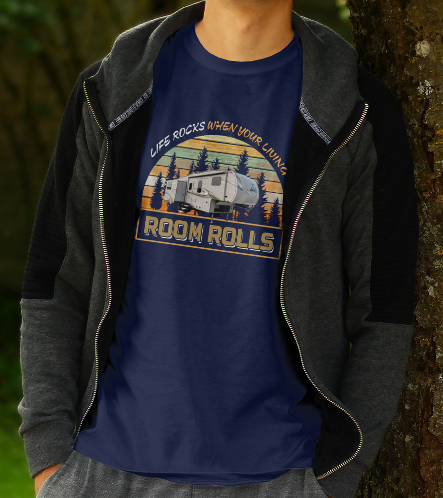 Life Rocks When Your Living Room Rolls Eagle HT 27.5rlts T-Shirt
