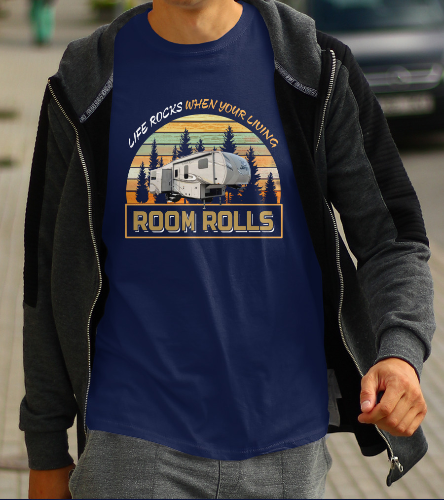 Life Rocks When Your Living Room Rolls Eagle HT 27.5rlts T-Shirt