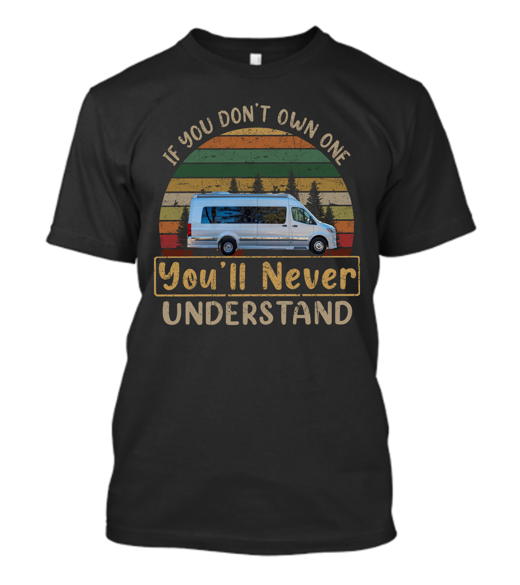 If You Don’t Own One You’ll Never Understand H-GRECH Van Retro Stripes T-Shirt