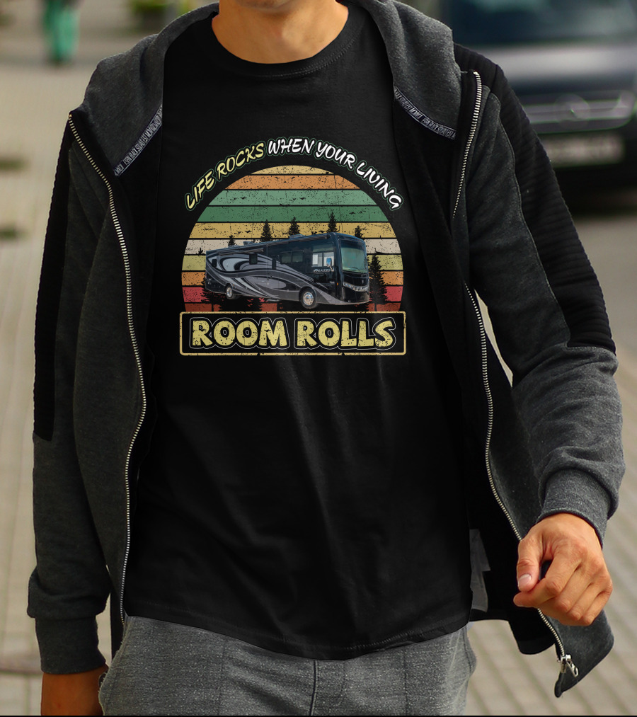Life Rocks When Your Living Room Rolls Palazzo 37.4 T-Shirt