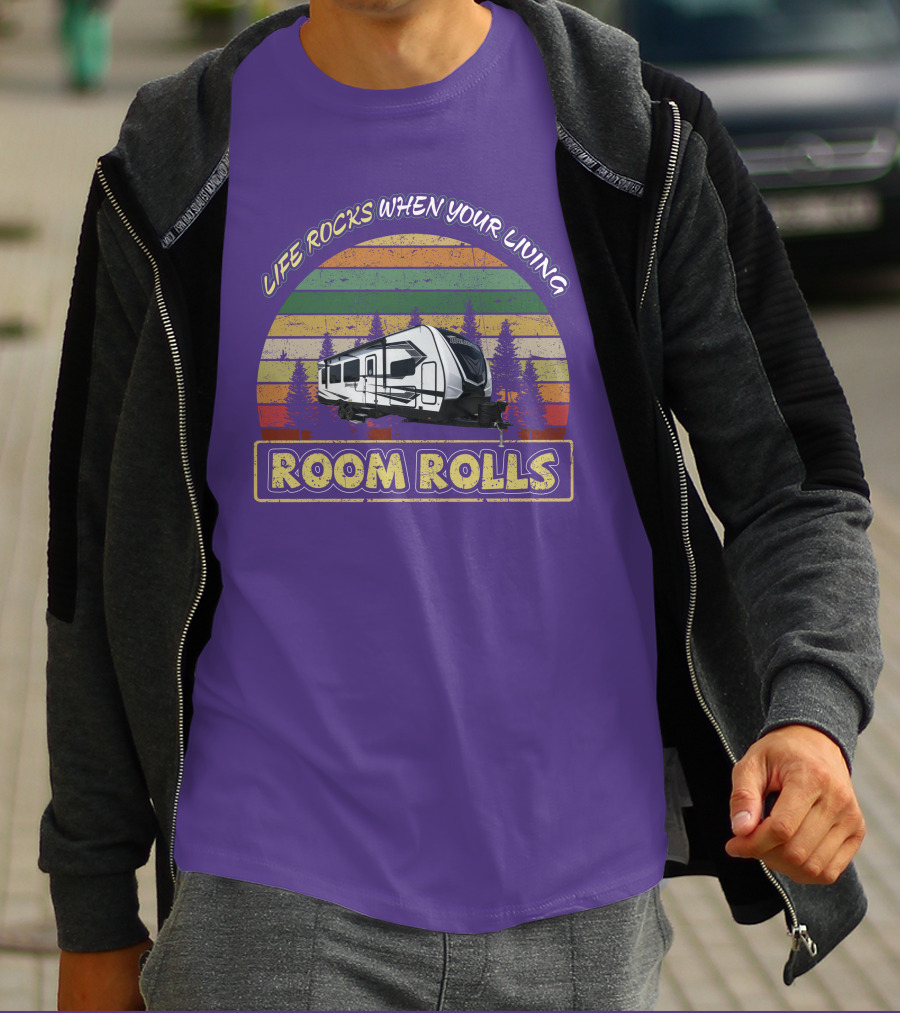 LIFE ROCKS WHEN YOUR LIVING ROOM ROLLS MOMENTUM 28G T-Shirt