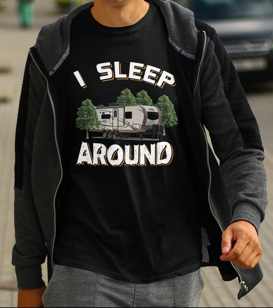 I Sleep Around Rockwood Mini Lite 2507S Camping Trailer Adventure T-Shirt