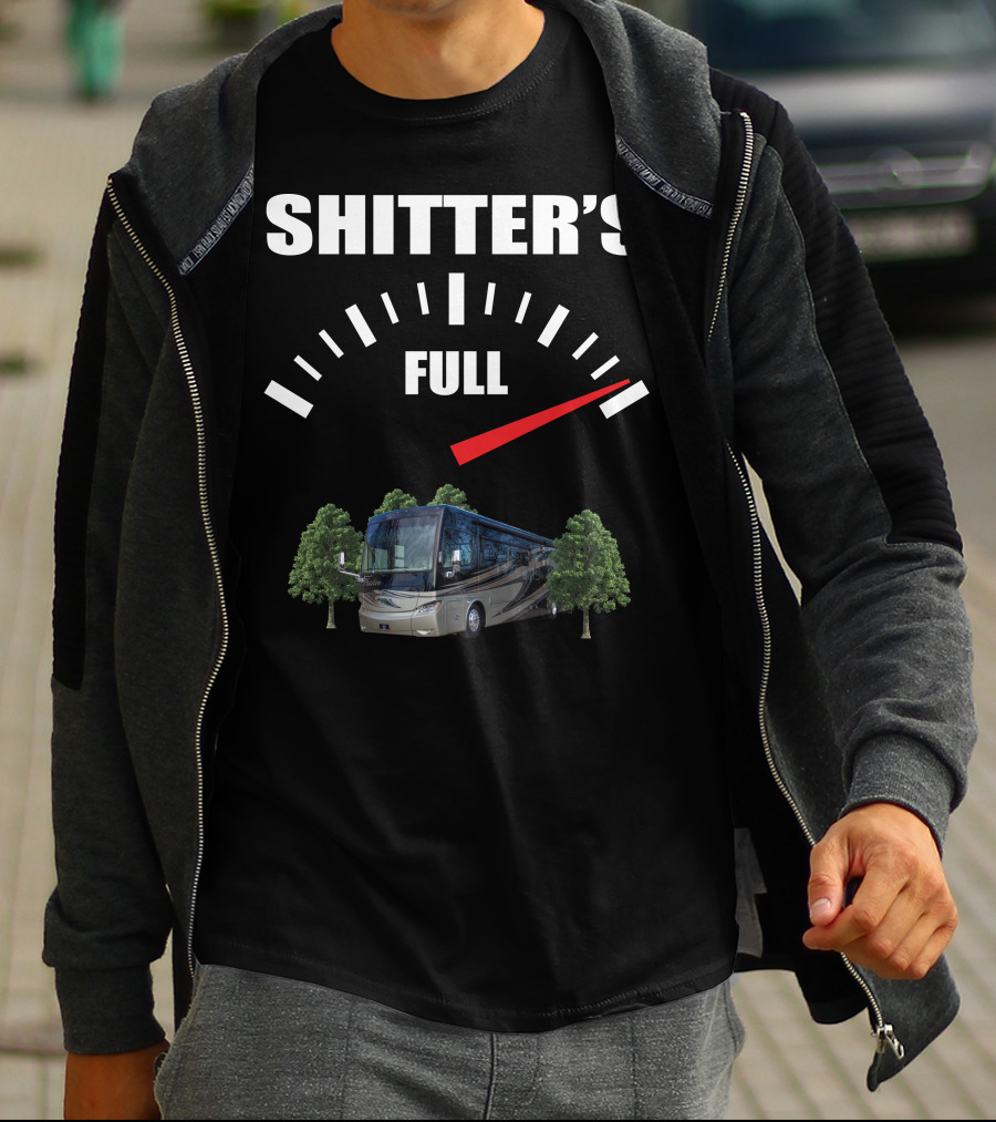 Shitter's Full Motorhome Gauge Tiffin Motorhomes Trees T-Shirt