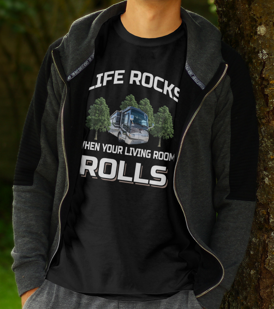 Life Rocks When Your Living Room Rolls 2006 Allegro 40qdp T-Shirt