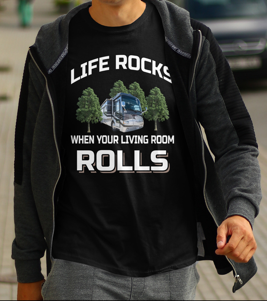 Life Rocks When Your Living Room Rolls 2006 Allegro 40qdp T-Shirt