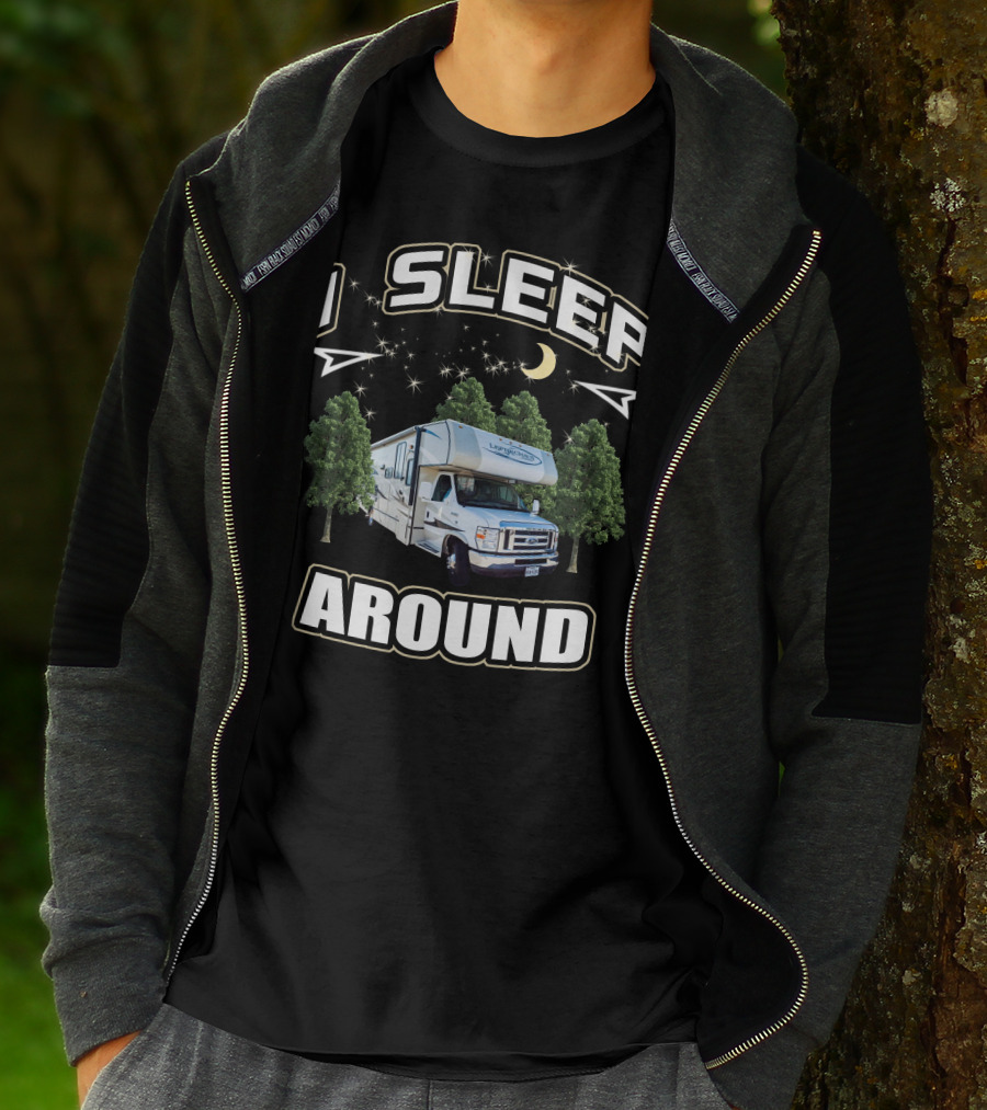 I Sleep Around 2013 Coachmen Leprechaun RV Adventure T-Shirt