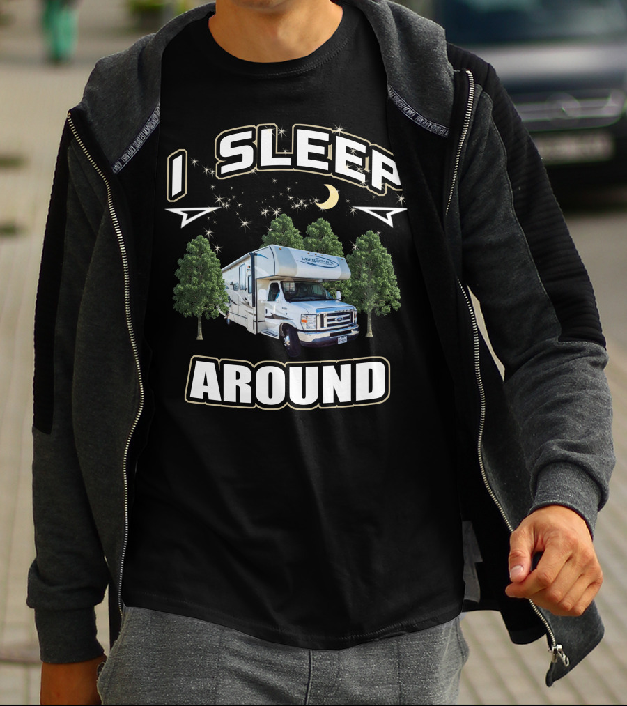 I Sleep Around 2013 Coachmen Leprechaun RV Adventure T-Shirt