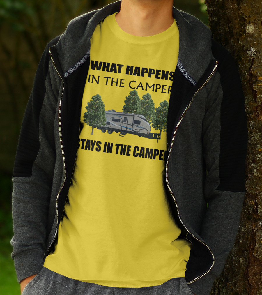 What Happens In The Camper Stays In The Camper Coachman 184 BHS T-Shirt