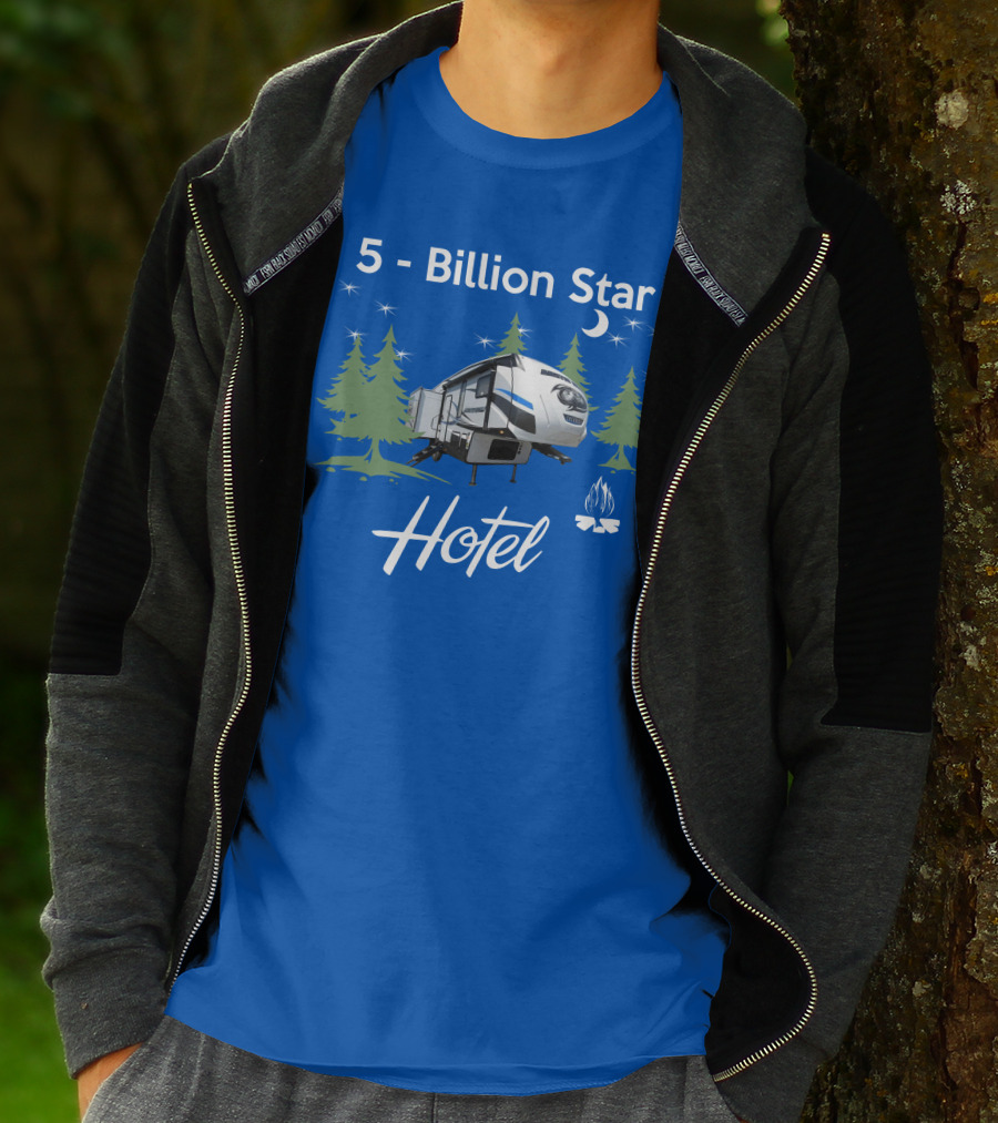 5 Billion Star Hotel Forest River Arctic Wolf 285DRL Campground Adventure T-Shirt